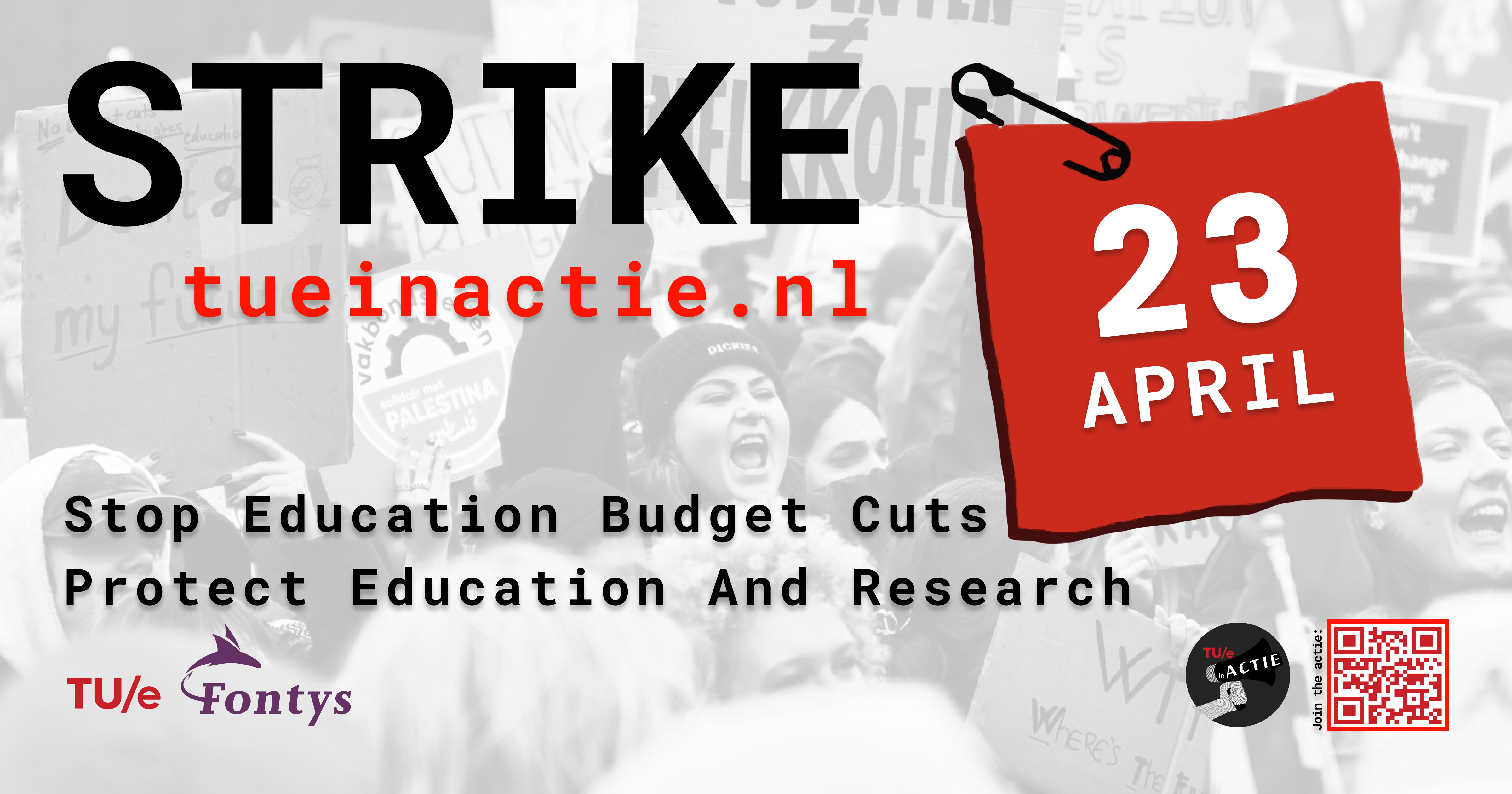 Strike for education social image